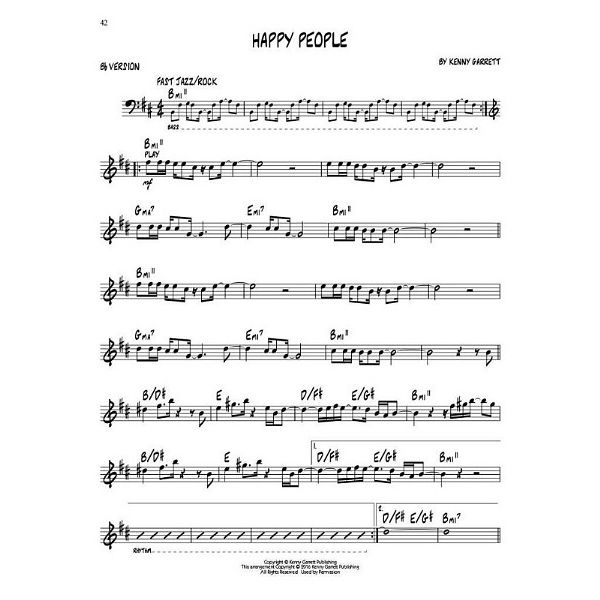 Hal Leonard Jazz Play-Along Kenny Garrett