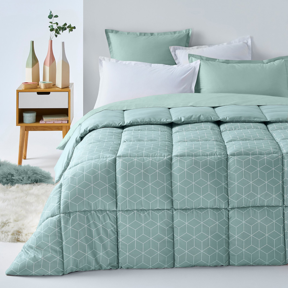 SO'HOME<br>Edredom de microfibra estampado, Decio