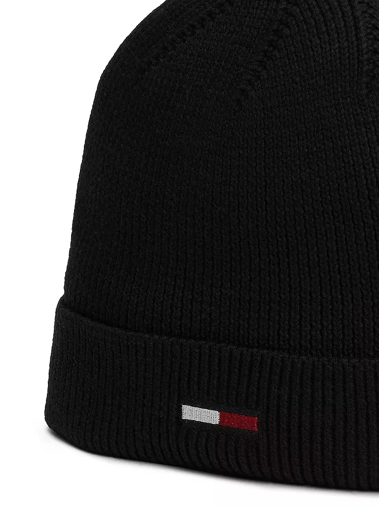 TOMMY JEANS Mütze - Haube schwarz