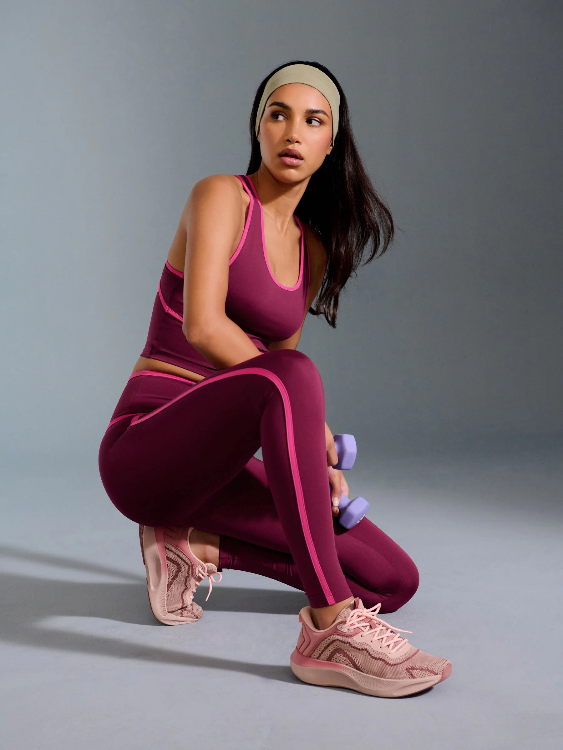 Bordeaux Rood bies - Power Active sportlegging