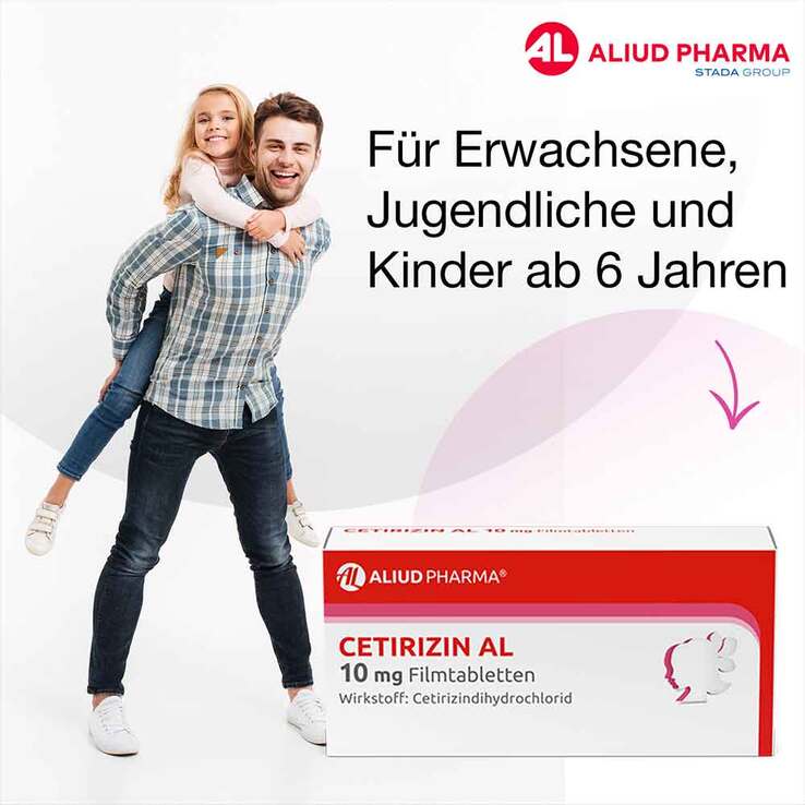 CETIRIZIN AL 10 mg Filmtabletten, 7 St