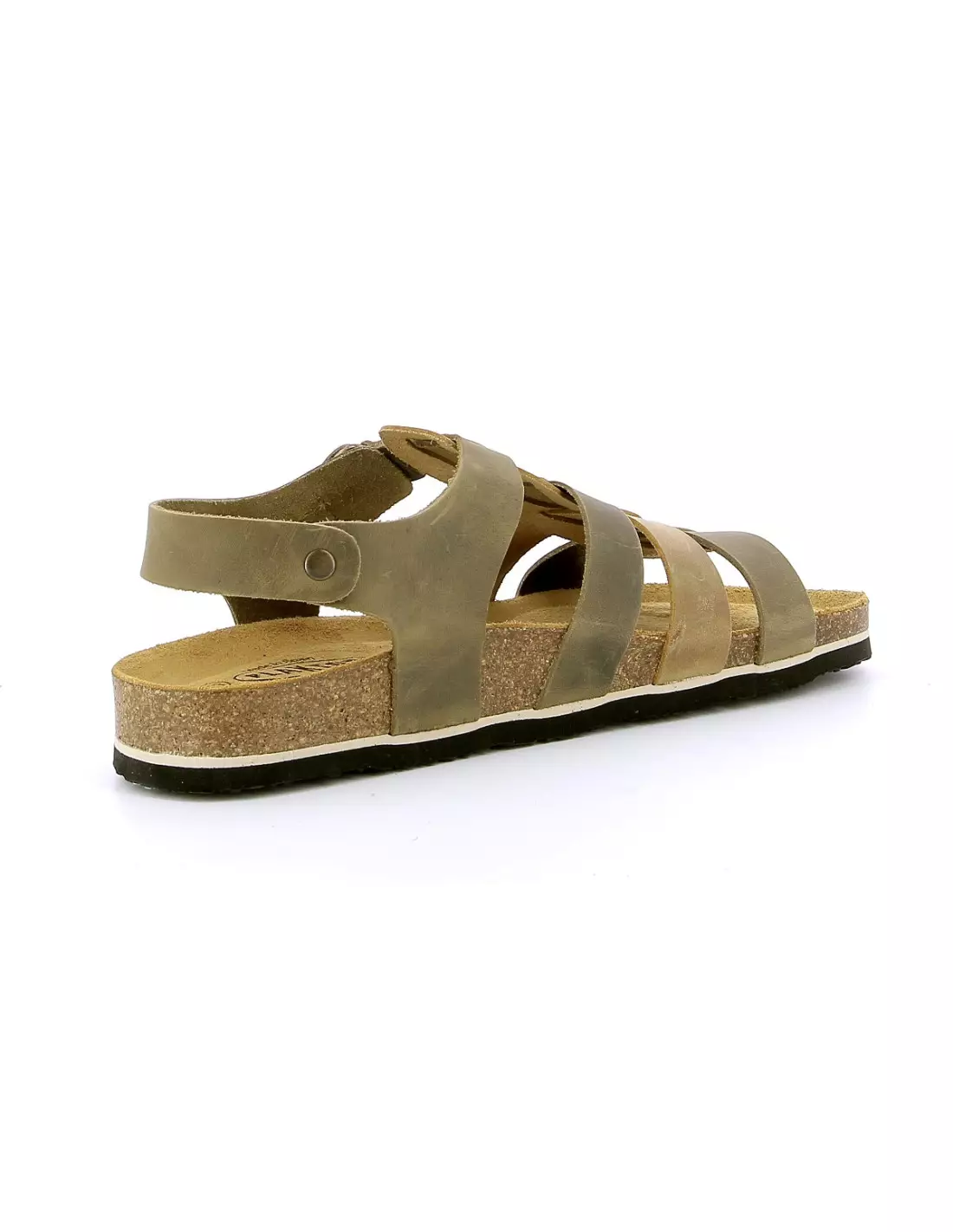 PLAKTON BIO BERTO - Sandales, mules & nu-pieds Kakibeige