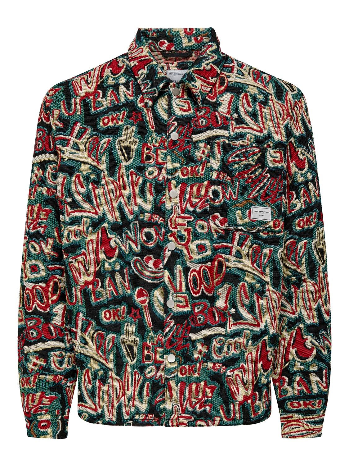 ONSLOUIS Overshirt Black