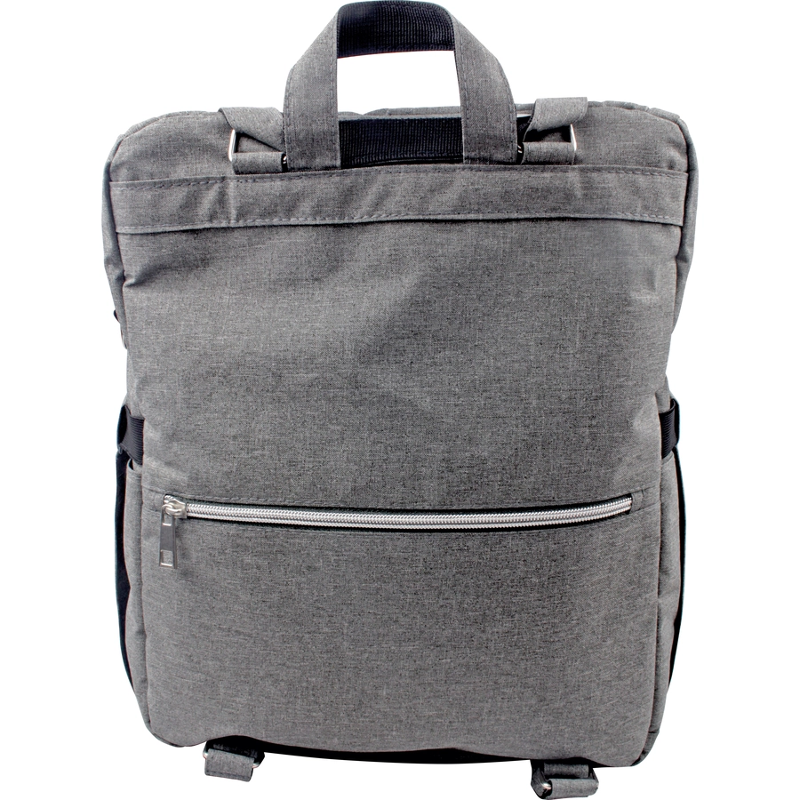 DOOKY Wickelrucksack 2 in 1 Grey melange