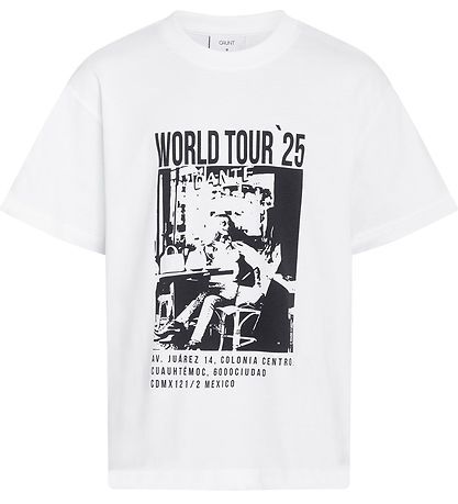 Grunt T-Shirt - GRLugi - Weiß m. Schwarz