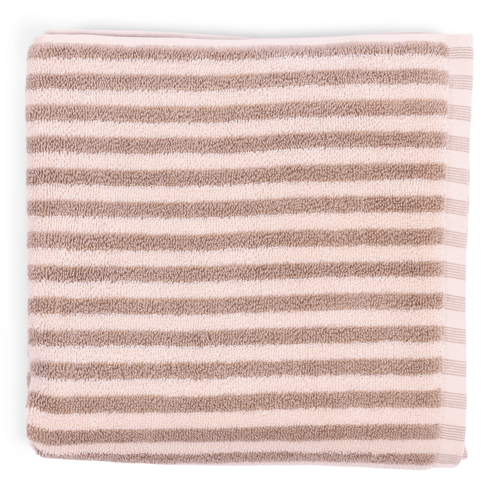 Handdoek Kate beige off white 50x100 cm
