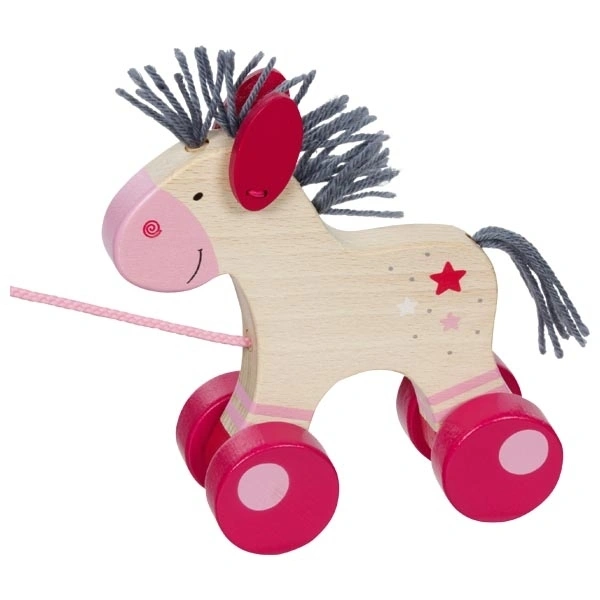 Nachziehtier PFERD LILLIE aus Holz