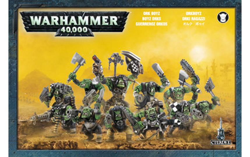 Figurenset Warhammer 40.000 OrkboyzDas Fussvolk einer Orkarmee