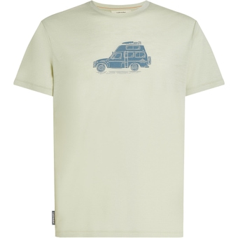 Icebreaker Merino 150 Tech Lite Cosy Camper T-Shirt Ashen Herren