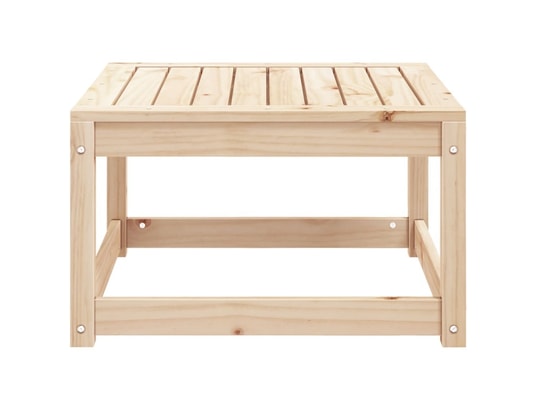 VIDAXL - Pouf Repose-pied de jardin bois de pin massif