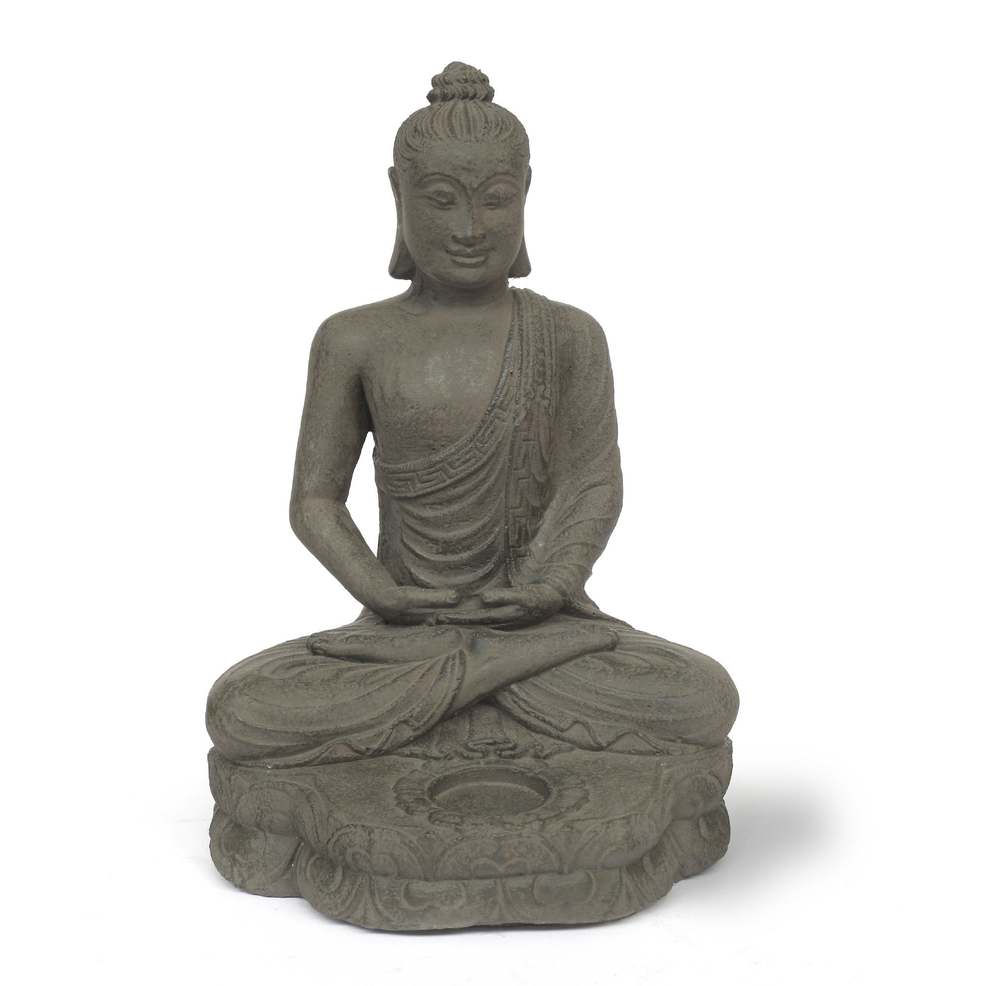 Skulptur 'Buddha sitzend' mit Teelichthalter, H 32 cm, B 21 cm, L 19 cm günstig bestellen