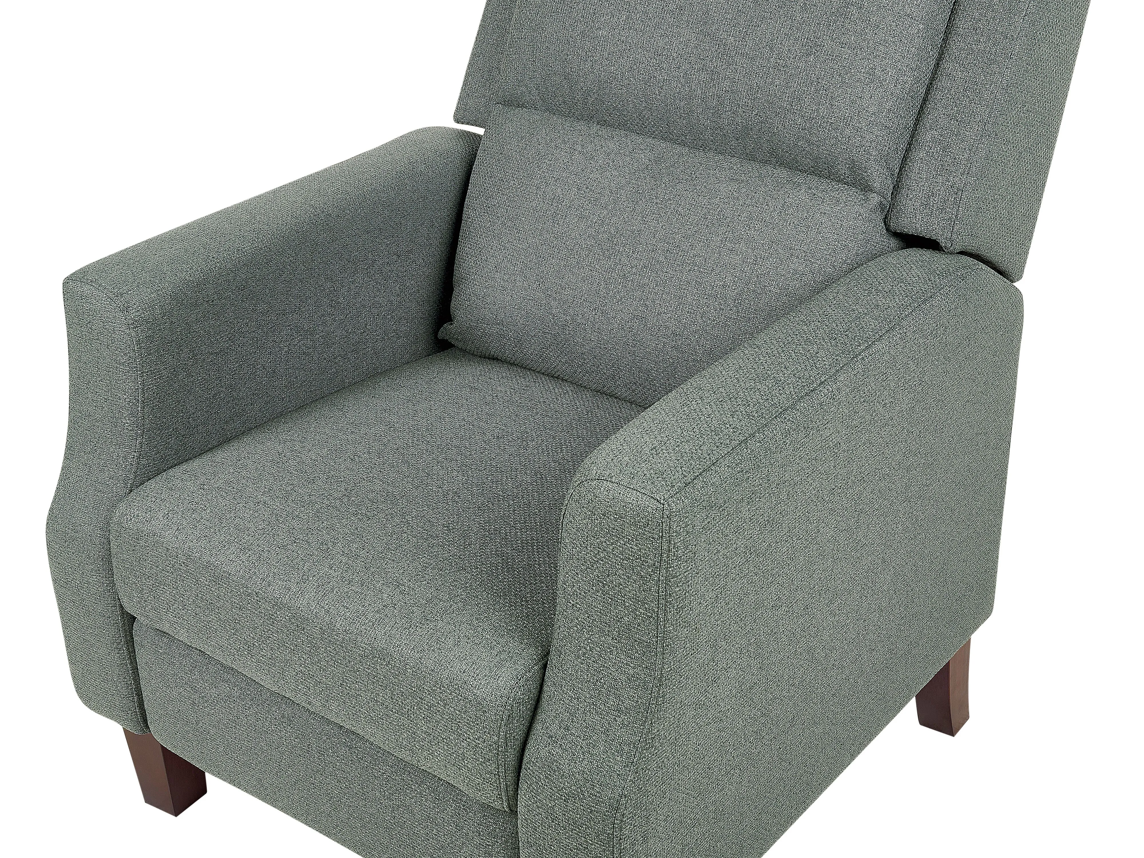 Relaxfauteuil EGERSUND inclusief voetensteun Stof Lichtgroen