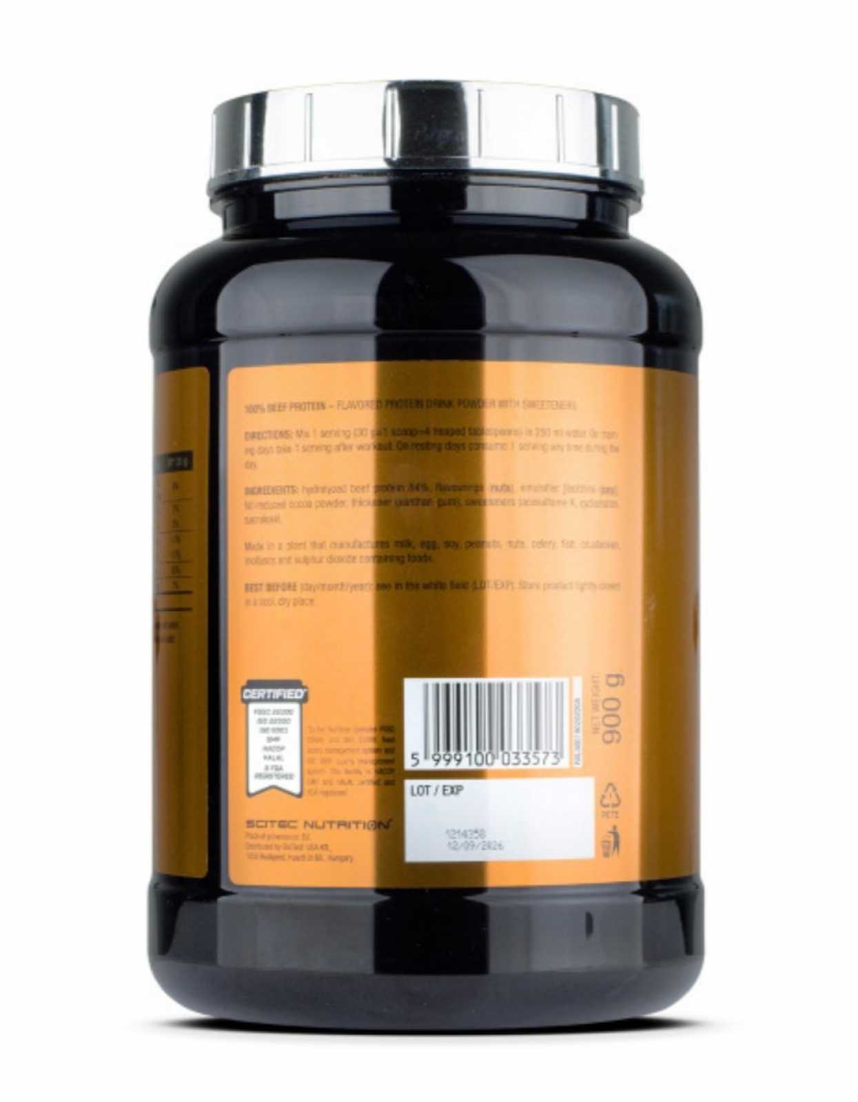 Scitec Nutrition Prateína Vacuno 100% 900 g