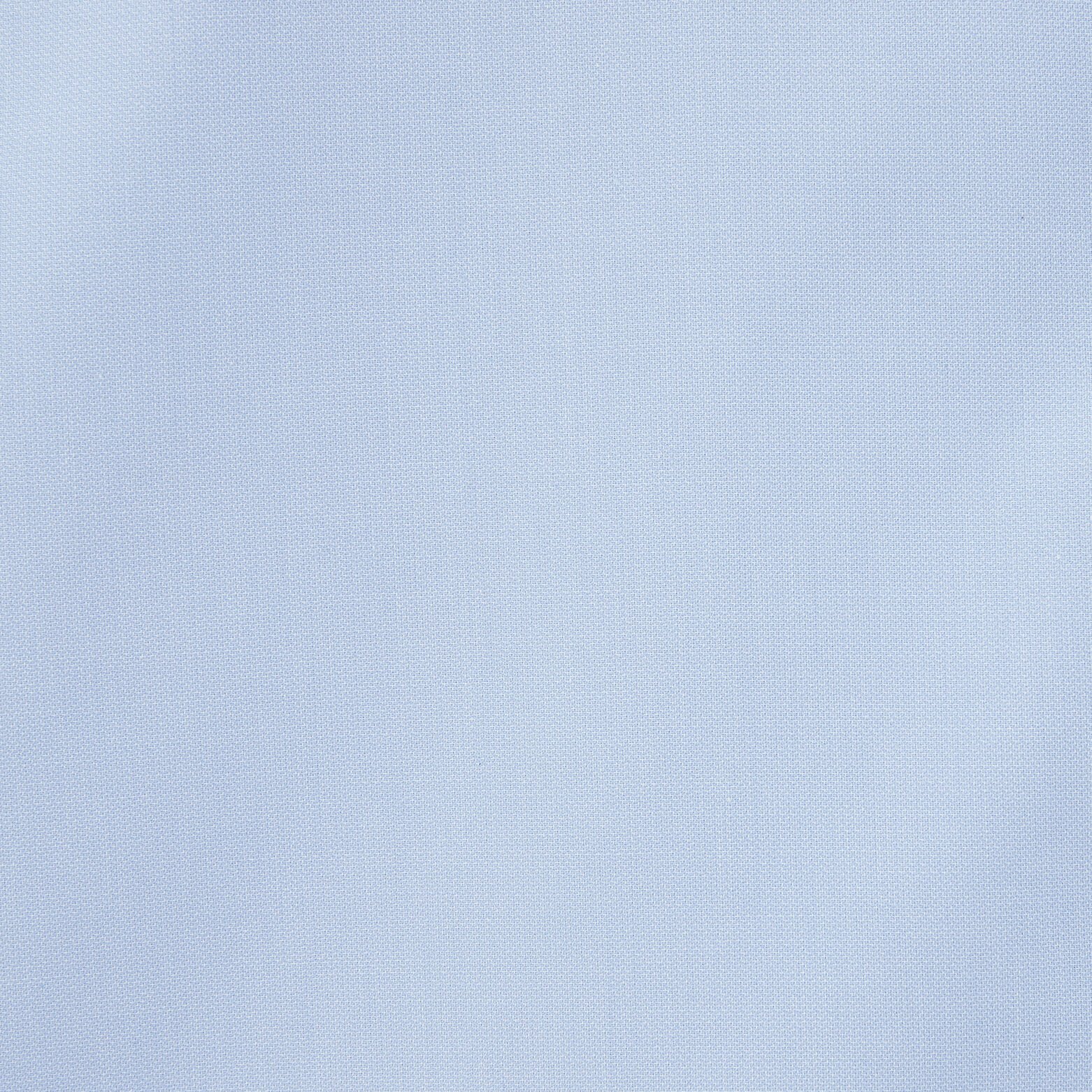 Chemisette regular sans repassage unie coton Bleu clair