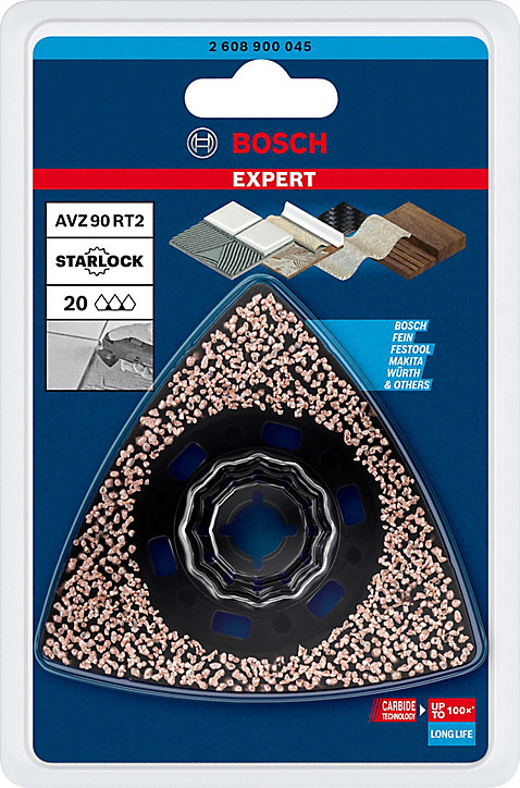 Plateau de ponçage carbure Bosch Starlock AVZ90RT2