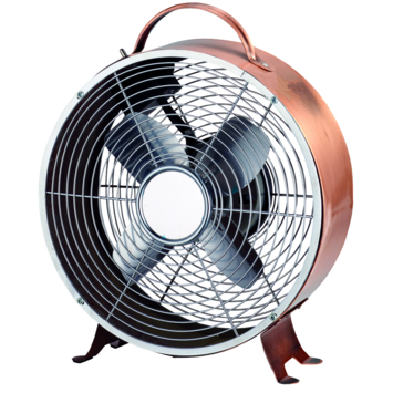 Handson tafelventilator Wellington 25cm koperkleur