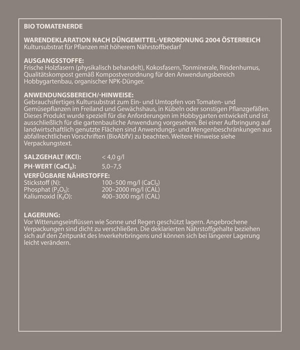 Dehner Bio Tomatenerde, 108 x 20 Liter