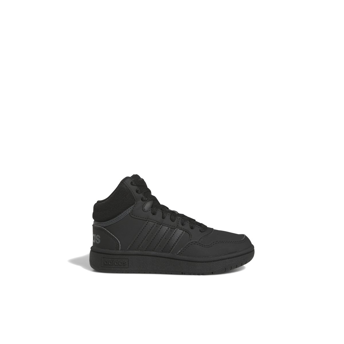 ADIDAS-Hoops_mid-jb-Baskets de basketball - Talon plat - Noir/Noir