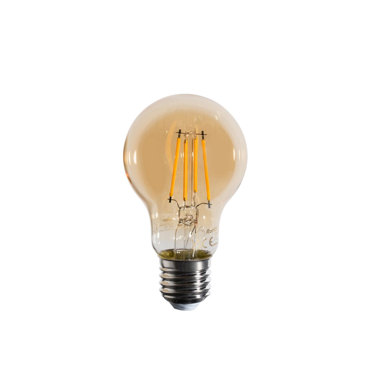Set van 5 E27 dimbare LED lampen A60 goud 4W 420 lm 2200K