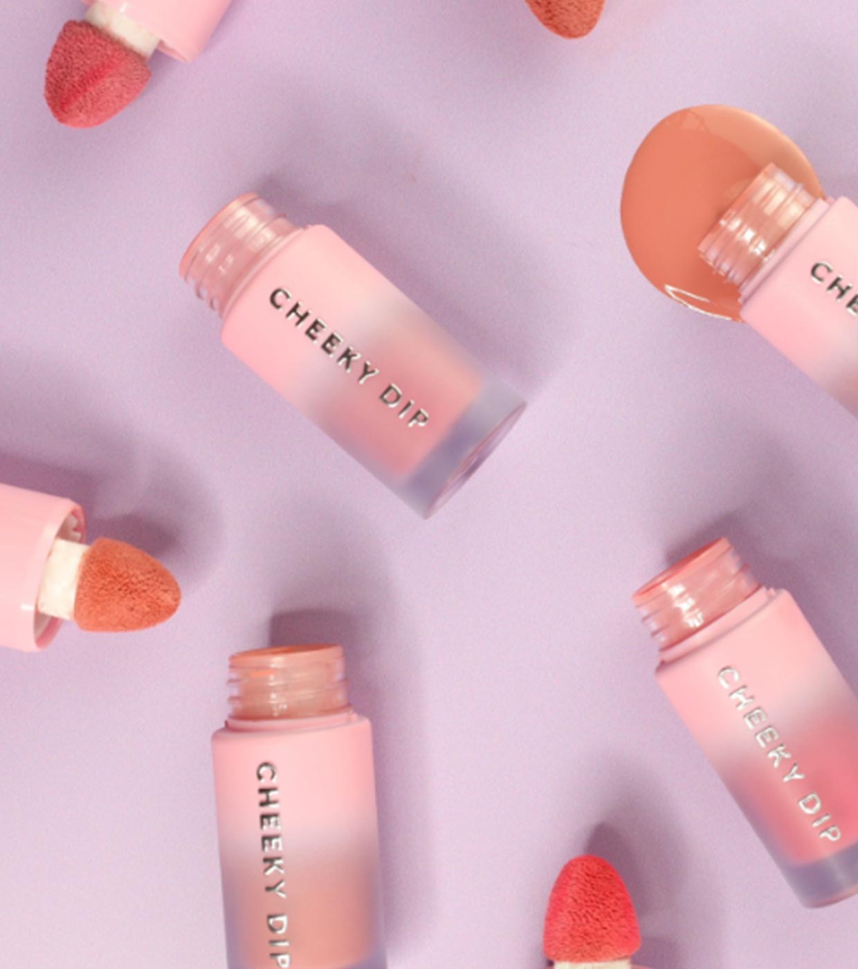 W7 - Blush Líquido Cheeky Dip - Lustful