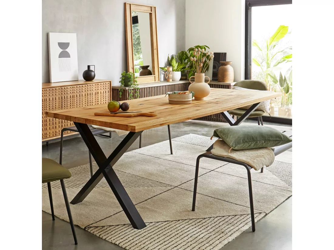 Table à manger en bois 240 x 95 x 75 cm