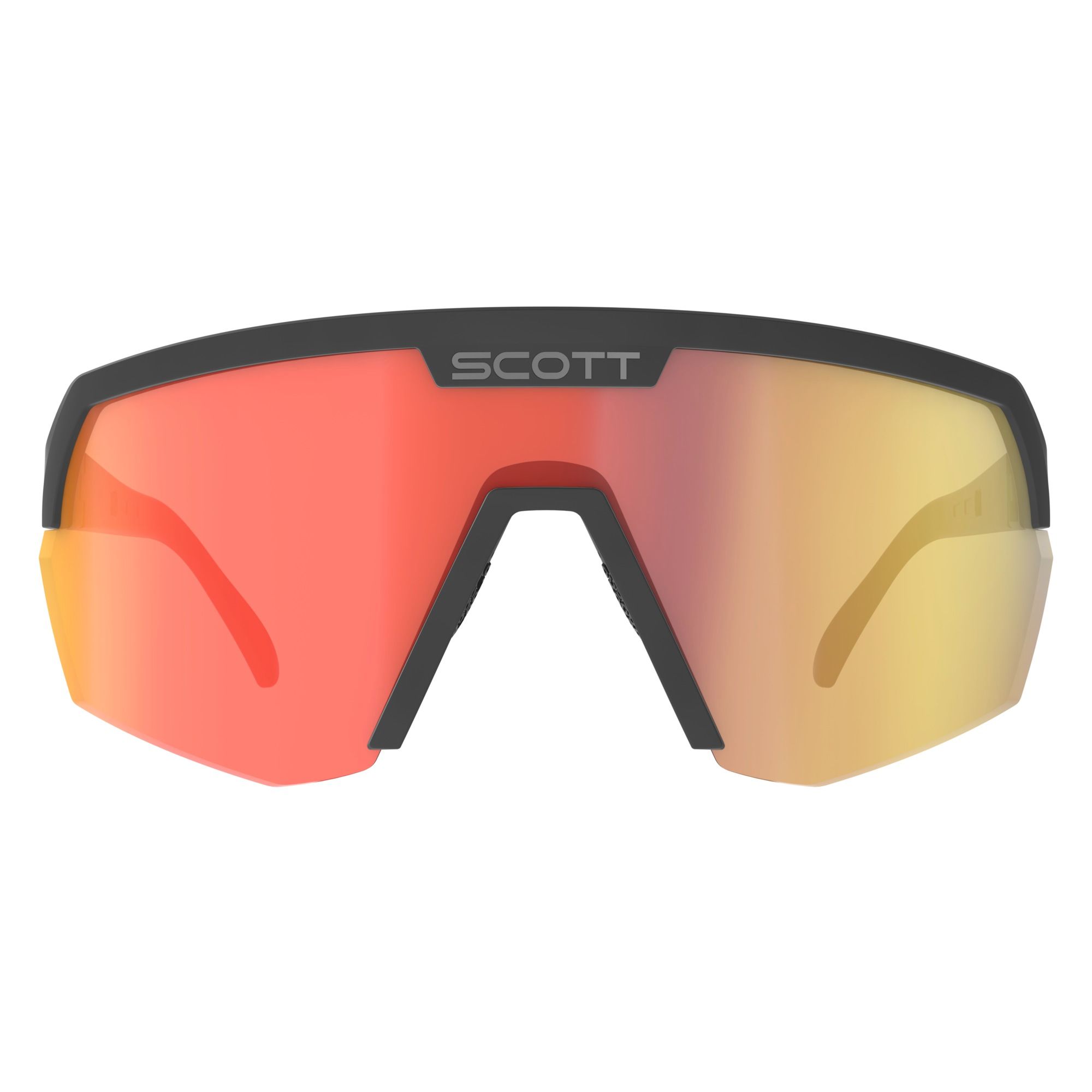 SCOTT Sport Shield Cykelbriller Sort/Rød Krom