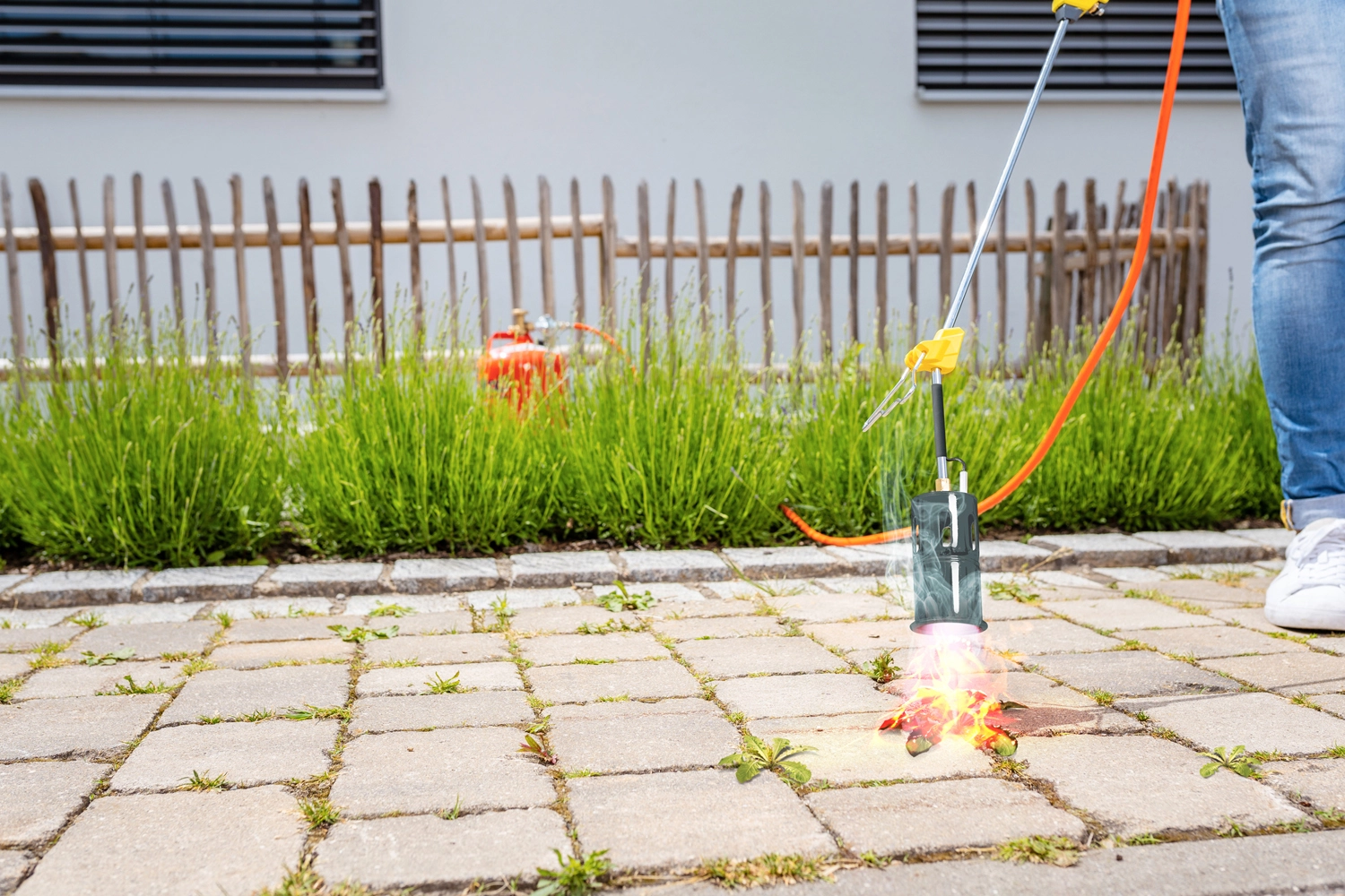 Gloria Thermoflamm Bio Professional E  - Onkruidbrander op gas - Set - 1.200°C