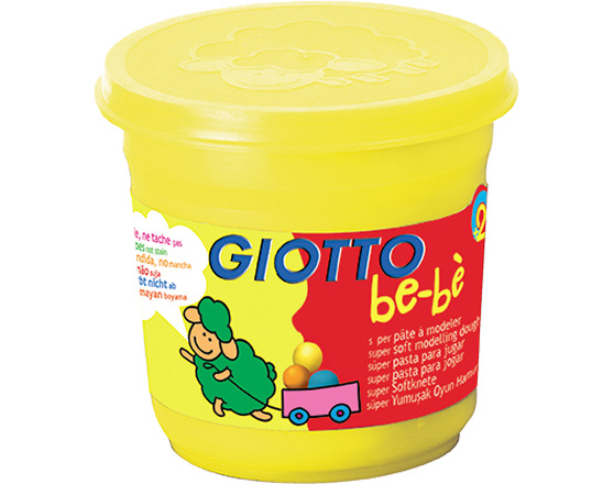 PASTA MODELAR GIOTTO BE-BÉ AMARELO 220G