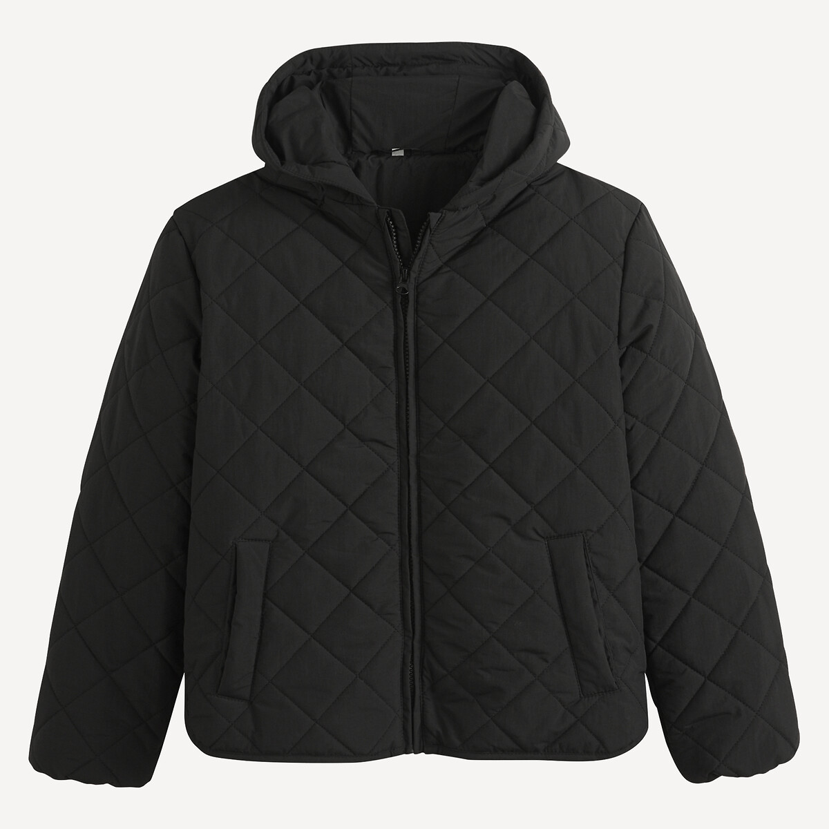 COLEÇÕES LA REDOUTE<br>Jaqueta leve de plumas com capuz