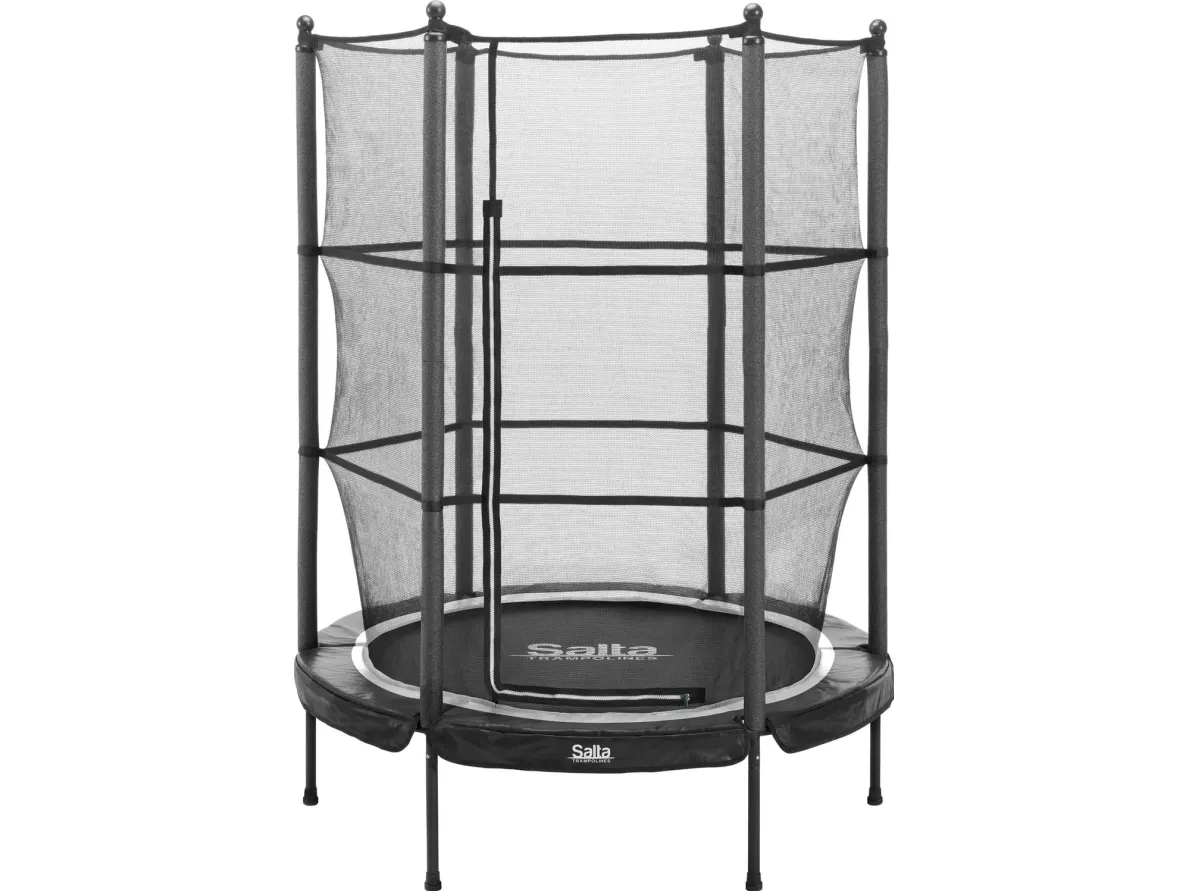 Salta 5426A, Trampolin, Rund, 35 kg, 3 År, Safety net, Sort