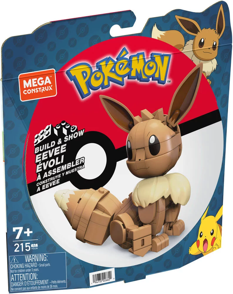 POKEMON EVOLI A ASSEMBLER -  MEGA CONSTRUX  - BRIQUES DE CONSTUCTION