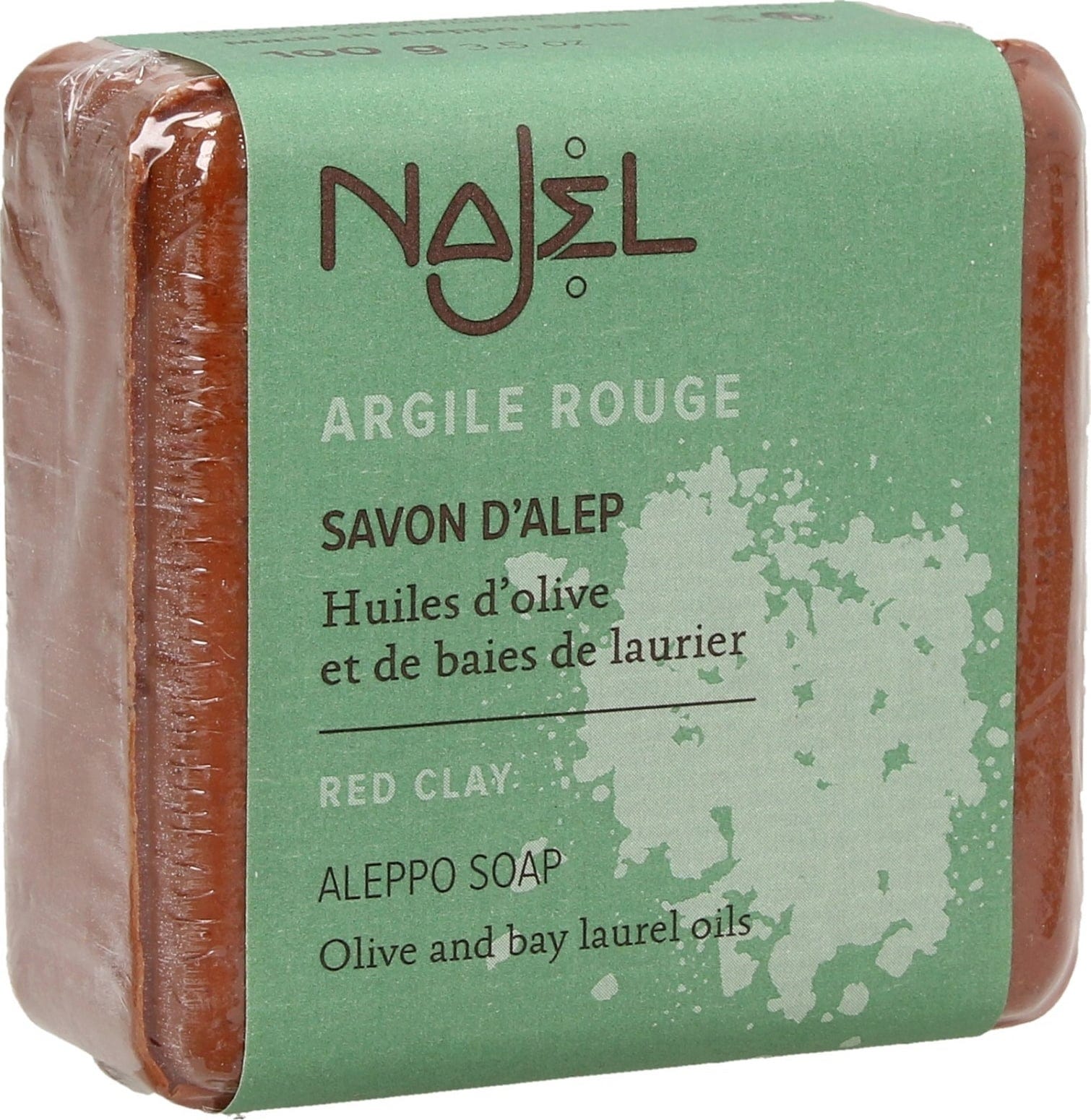 Najel  Aleppo-Peelingseife mit Roter Tonerde, 100 g