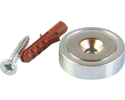 Industrieel neodymium magneetsysteem Ø 25x7 mm