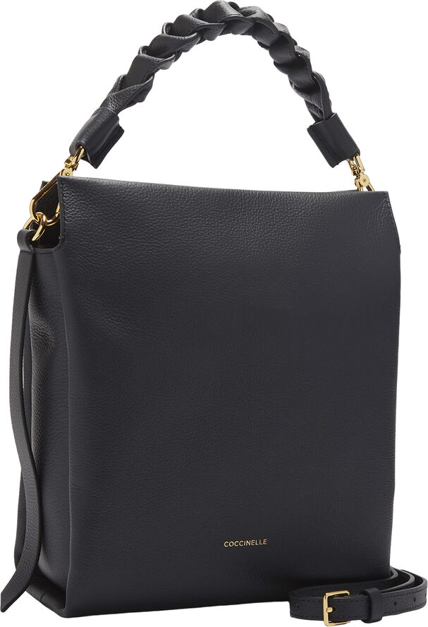 Coccinelle BOHEME GRANA DOUBLE Noir/cuir