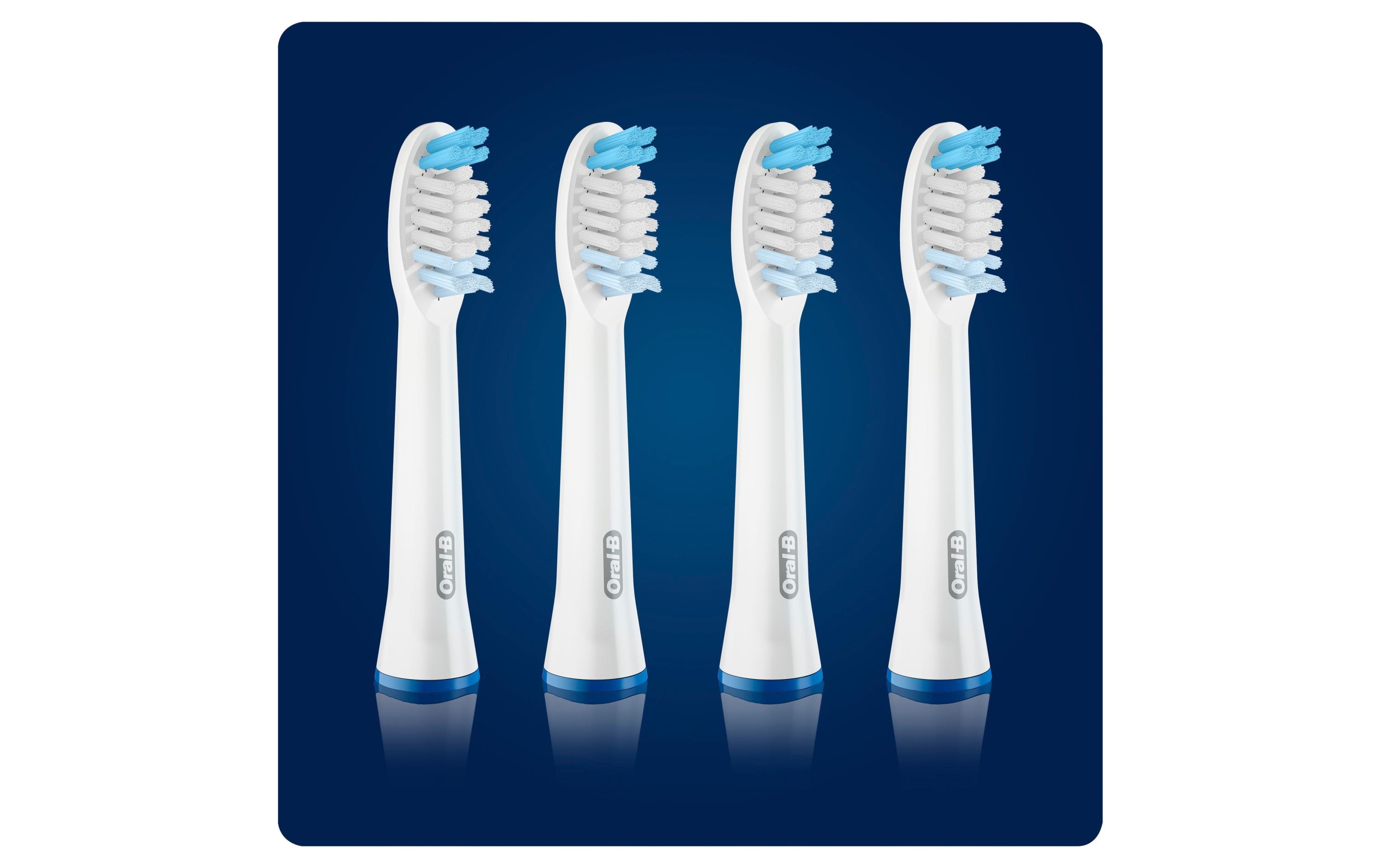 Zahnbürstenkopf Pulsonic Clean 4 StückErsatzbürsten für Oral-B Pulsonic Schallzahnbürsten