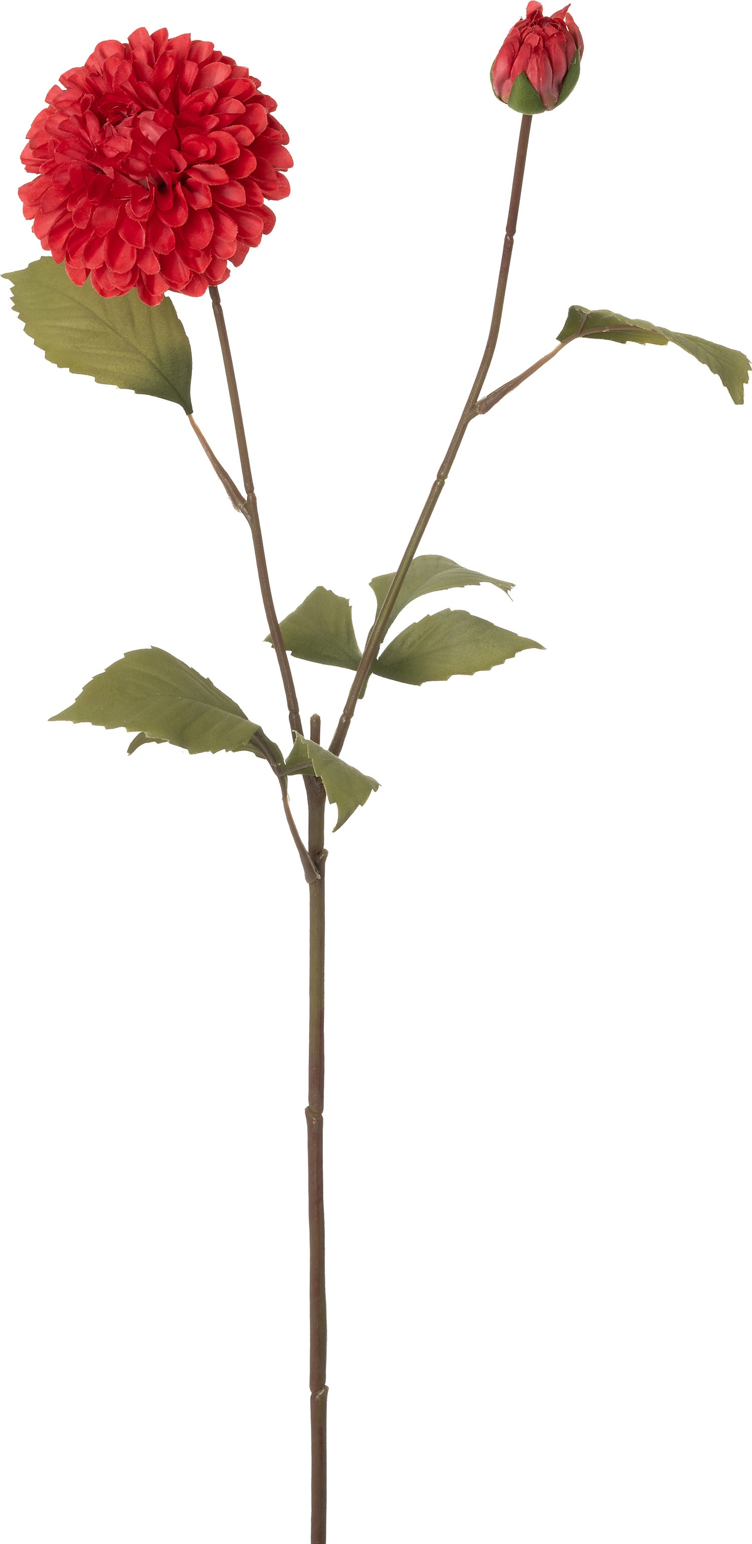 Intratuin kunstbloem Dahlia rood 73 cm