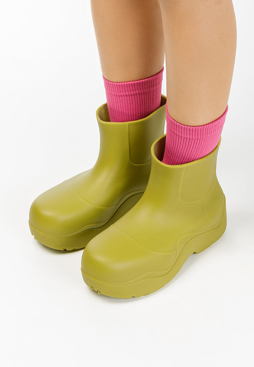 Bottes en caoutchouc verts Gretel