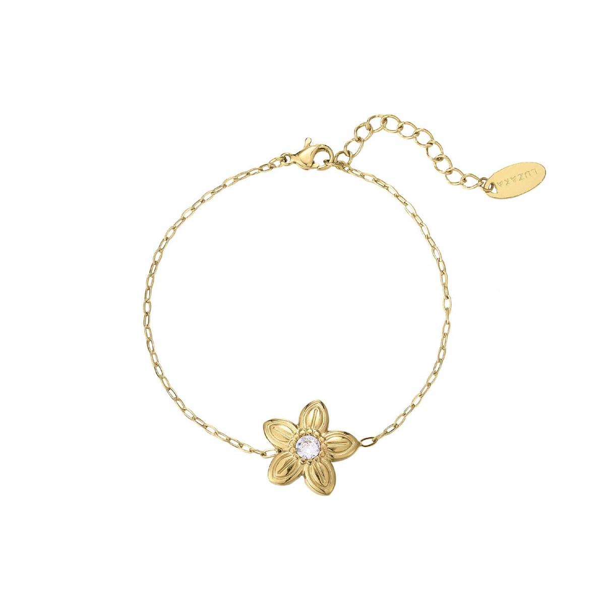 Bracelet Javie acier doré or