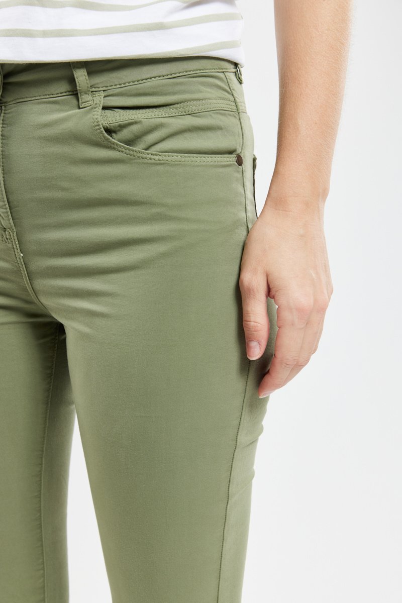 Pantalon slim - coton