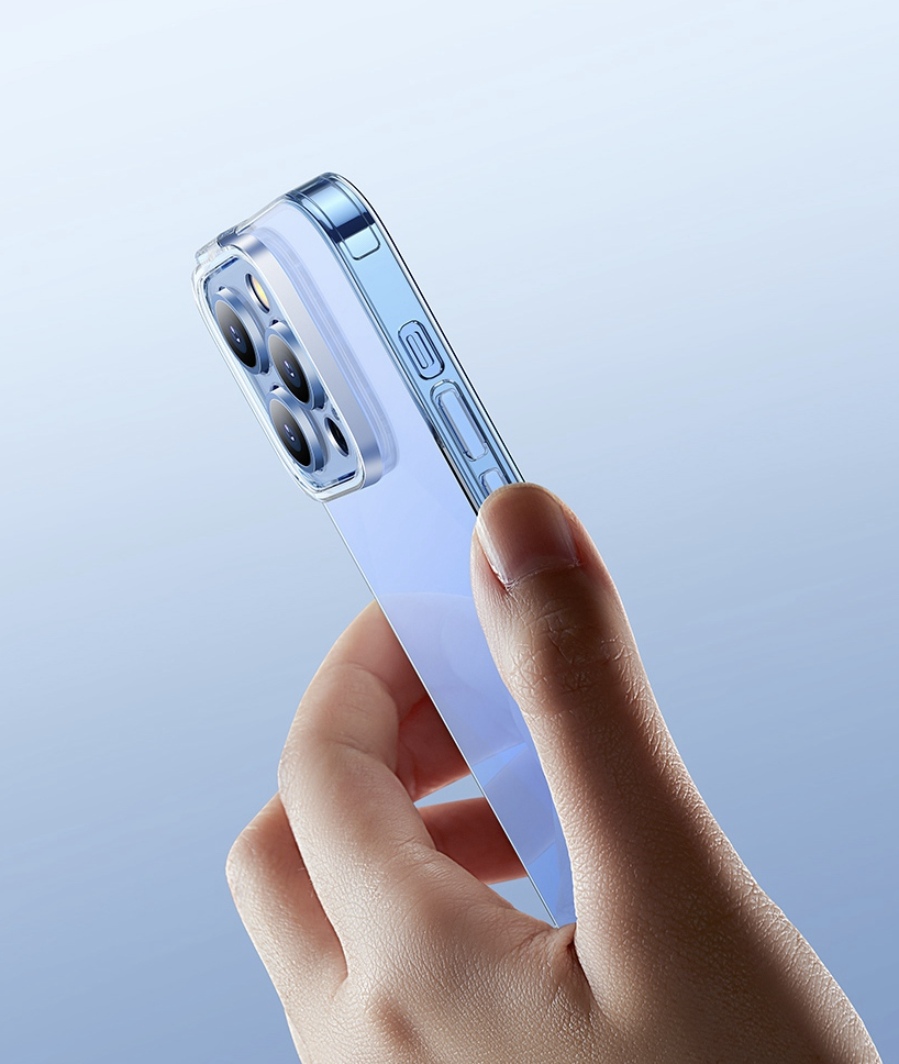 iPhone 14 Pro Simple Case Gummi Hülle - Transparent