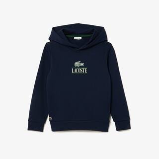 Sweatshirt à capuche en coton Pullovers & Sweatshirts - Bleu - Lacoste - Enfant