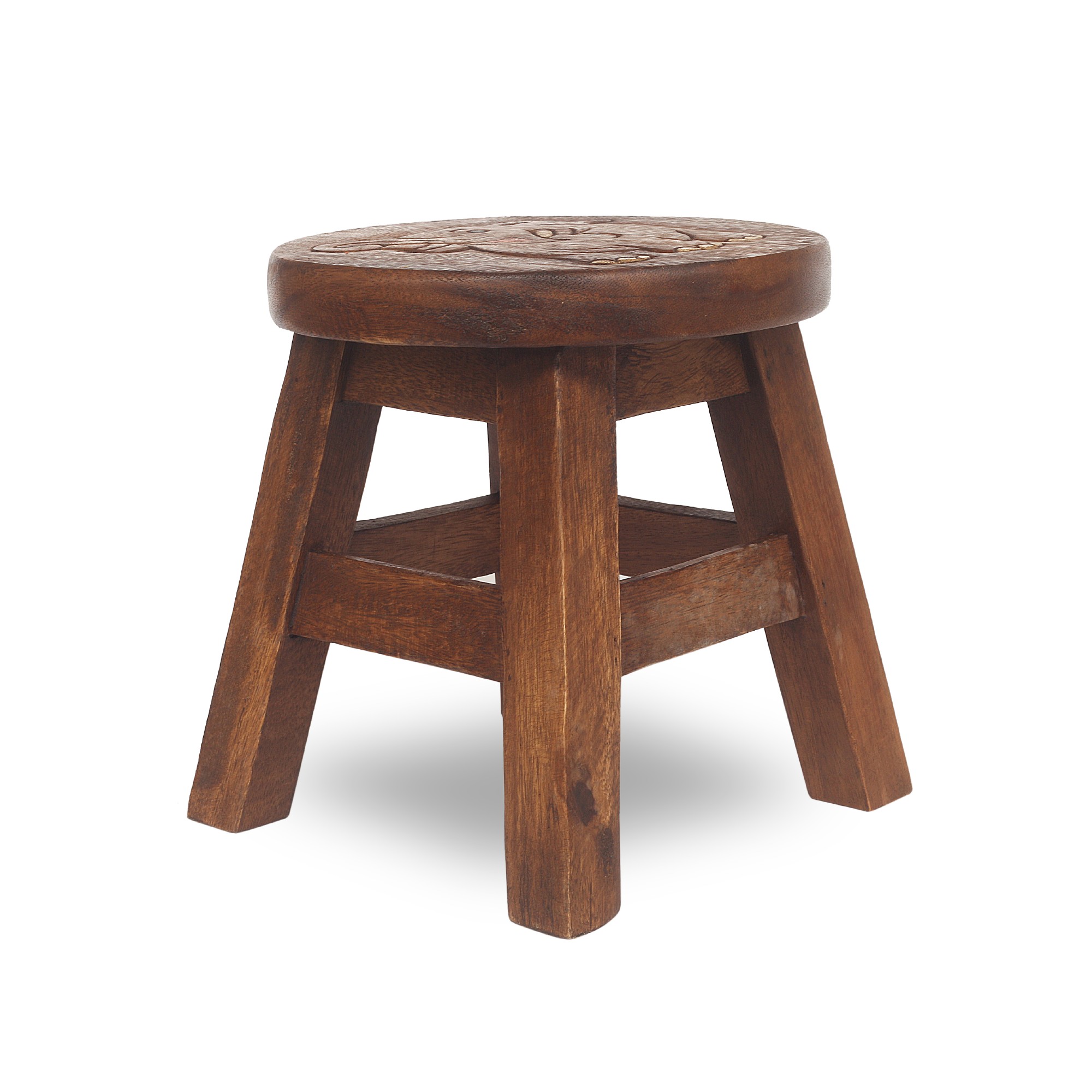Hocker 'Elefant', natur, Ø 25 cm, H 24 cm von fischer's lagerhaus