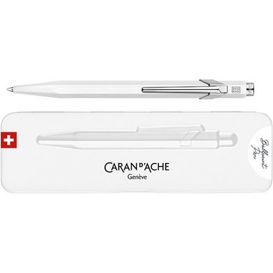 Stylo à bille 849 POPLINE FLUO, blanc