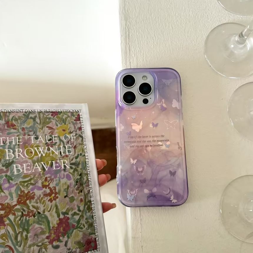 Rockit - Vlinder telefoonhoesje - iPhone 16 Pro Max / 16 Pro / 16 Plus / 16