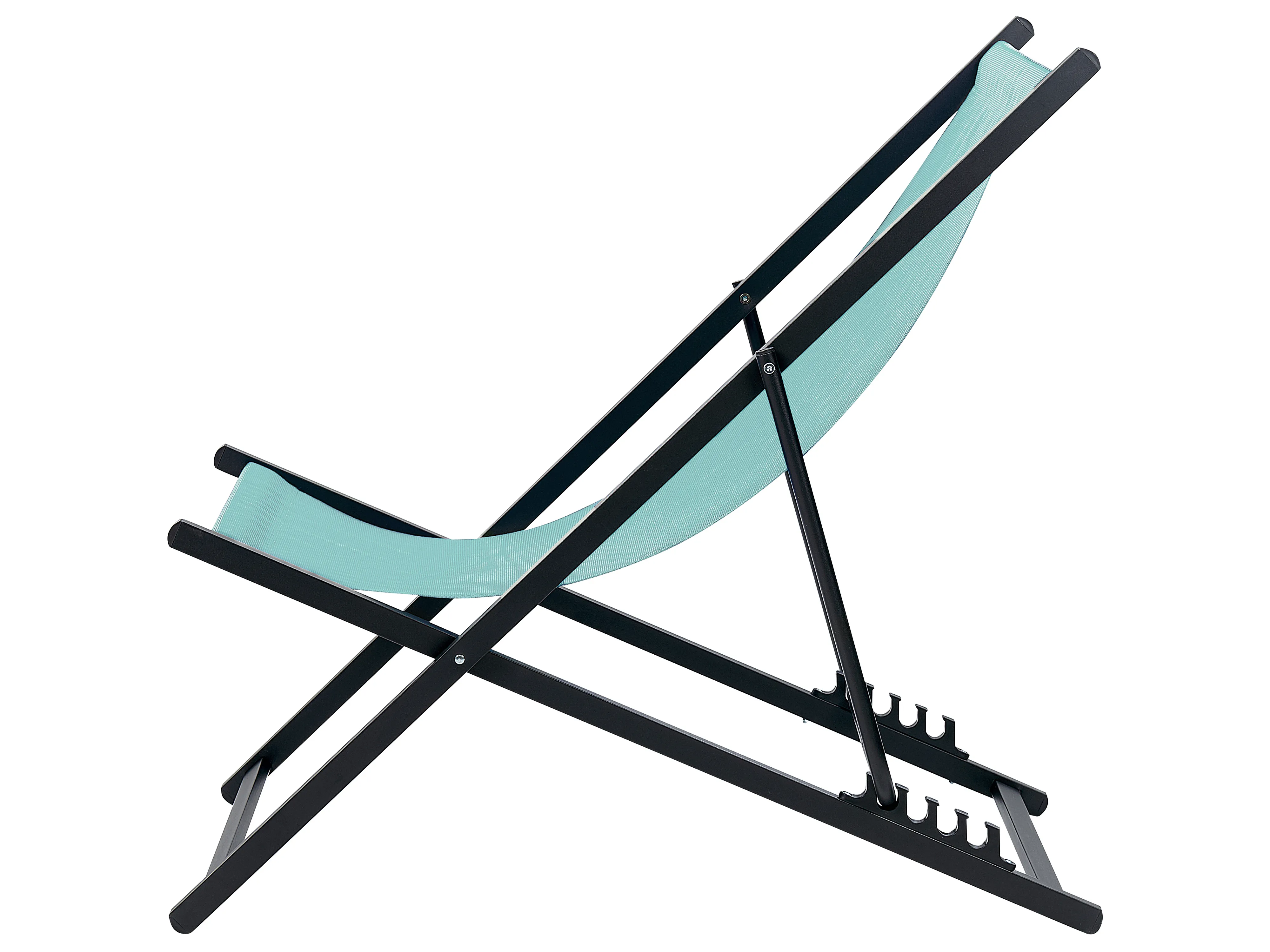 Inklapbare ligstoel LOCRI II Metaal Turquoise