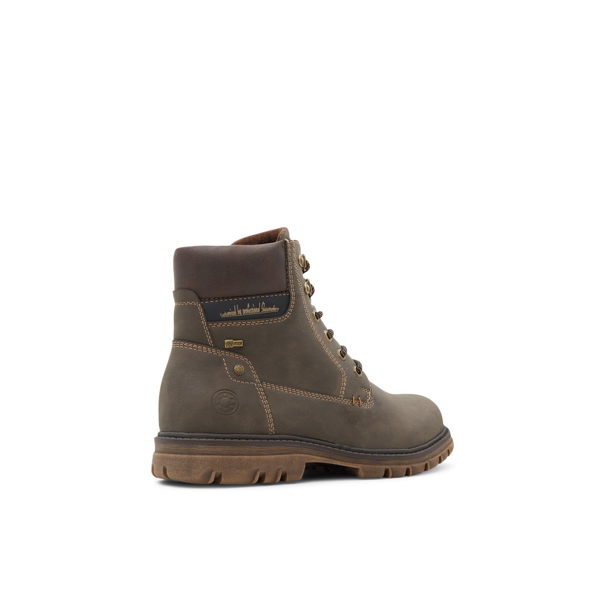 WEEKENDERS-Fimos-Bottes décontractées - Talon plat - Marron Foncé