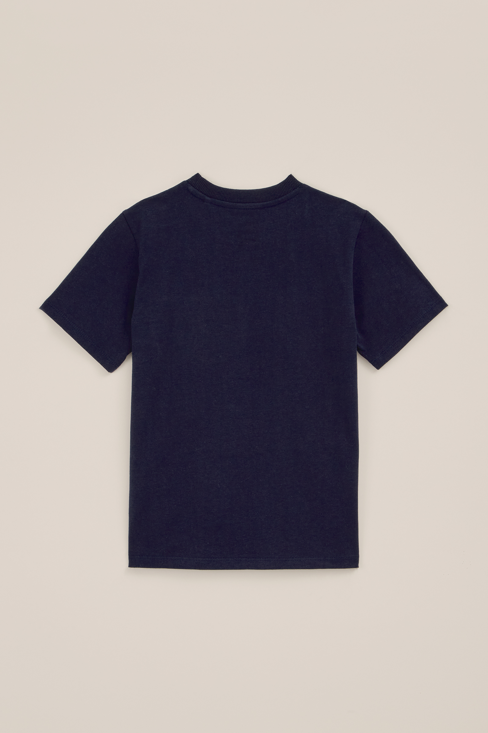 Jongens t-shirt met opdruk WE Fashion Marineblauw