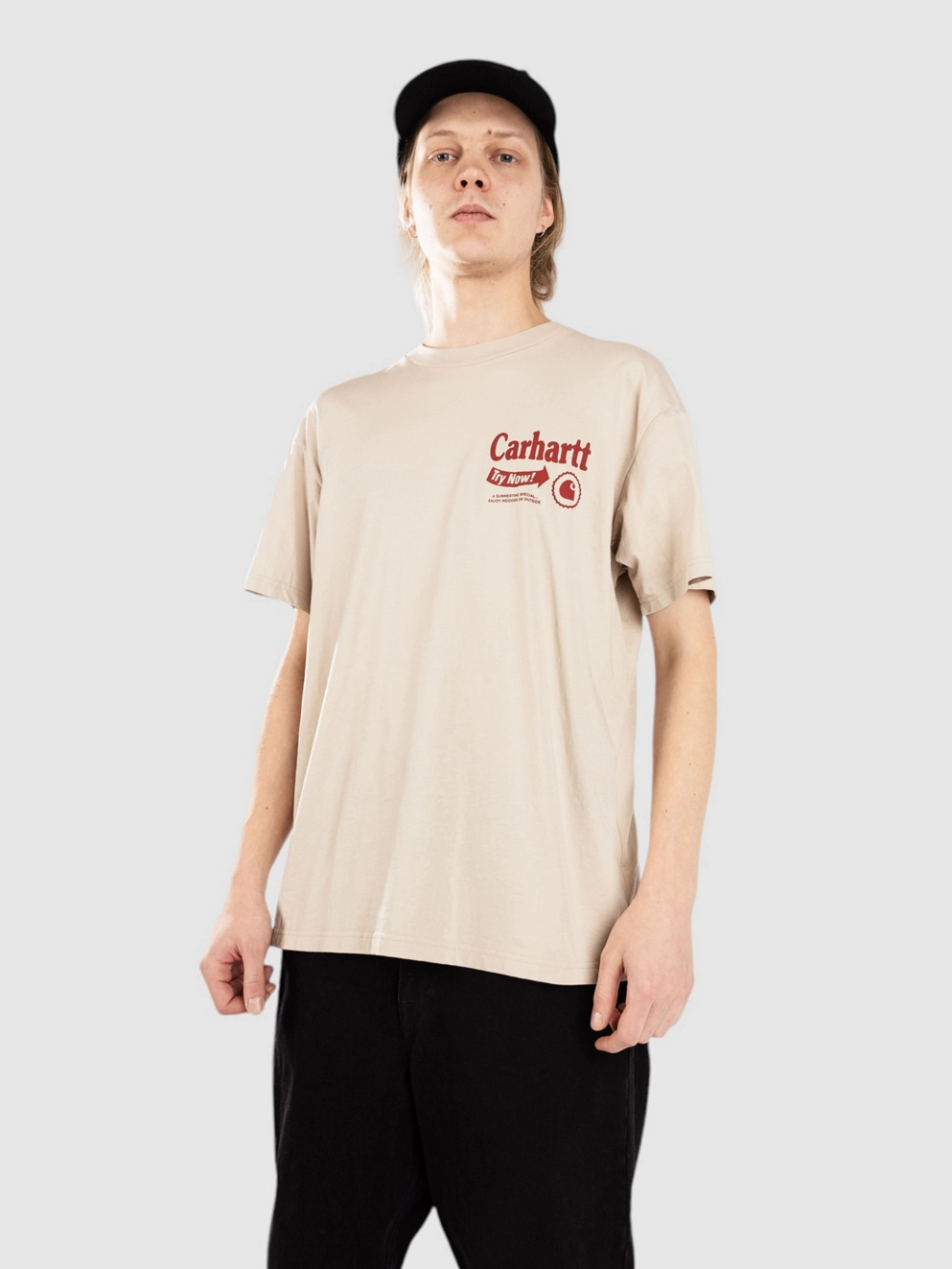 Carhartt WIP Catalogue T-Shirt fleur de sel/desire