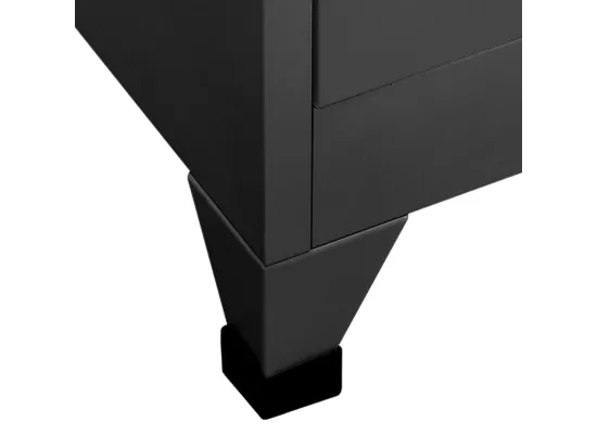 Armoire à casiers Anthracite 90x45x180 cm Acier