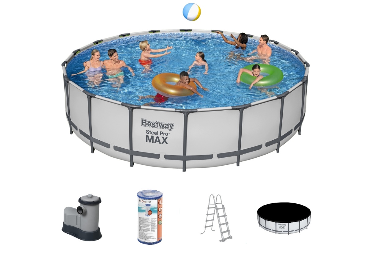 Bestway steel pro max 549x122cm zwembad – 5-delig